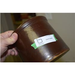 J Fisher Lyon's NY Merchant Crock