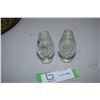 Image 1 : Crystal Salt and Pepper Shakers