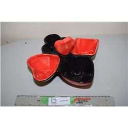 Candy Dish with Playing Card Suits Design