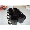Image 2 : 8 French Black Octagon Cups