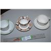 Image 1 : 3 Teacups and Saucers