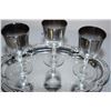 Image 2 : Tray and 6 Liquor Glasses