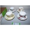 Image 1 : 4 Cup and Saucers Lot