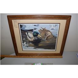 Signed Duck Picture H Pikl