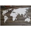 Image 5 : Worn Board (Distressed) World Map (Hand Painted)