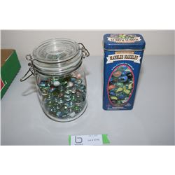 2X THE MONEY - Jar and Tin of Marbles