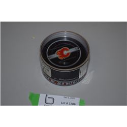 Calgary Flames Official Puck