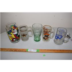 Beer Mugs, Coca-Cola Glass and Star Trek 1989