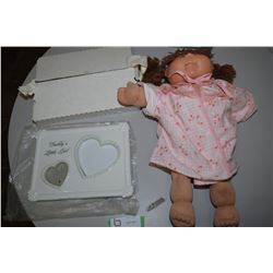 Cabbage Patch Doll and New Porcelain Frame