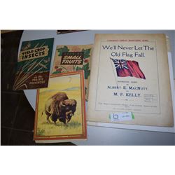 Old Canada Sheet Music 1915 and Notebooks