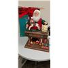 Image 1 : WORKING - Song and Moving Santa's Workshop Christmas Display