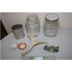 Gallon Jars, Deer Shed, Shifter
