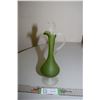 Image 1 : Satin Green Vinegar Cruet