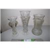 Image 1 : 3 Vases, 2 Crystal