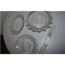 Matching Bowl and Tray Set
