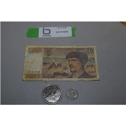 Foreign Banknote Coins and Tokens