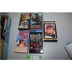 4 VHS War Tapes