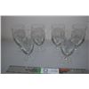 Image 1 : 6 Crystal Sherry Glasses