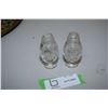 Image 1 : Crystal Salt and Pepper Shakers