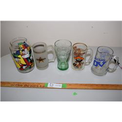 Beer Mugs, Coca-Cola Glass and Star Trek 1989