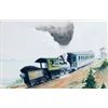 Image 2 : Mount Washington Railway, Water color on paper