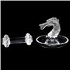 Image 1 : Lalique Frosted Glass Carp and Paperweight.