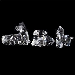 Baccarat Crystal Animal Group