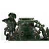 Image 8 : Two Carved Jade Covered Jars. 19th Century