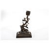 Image 2 : Patinated Bronze Dragon and Nautilus Shell