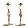 Image 1 : Pair of Anthony Redmile Influence Whimsical Candlesticks