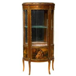 Louis XVI Style Vitrine Cabinet