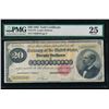 Image 1 : 1882 $20 Gold Certificate PMG 25