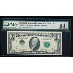 1969B $10 New York Federal Reserve STAR Note PMG 64EPQ