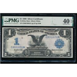 1899 $1 Black Eagle Silver Certificate PMG 40EPQ