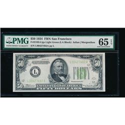 1934 $50 San Francisco Federal Reserve Note PMG 65EPQ