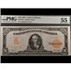 Image 1 : 1907 $10 Gold Certificate PMG 55