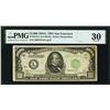 Image 1 : 1934A $1000 San Francisco Federal Reserve Note PMG 30