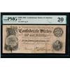 Image 1 : 1864 $500 Confederate States of America Note PMG 20