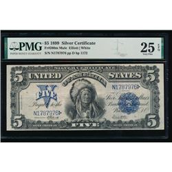 1899 $5 Chief Silver Certificate PMG 25EPQ