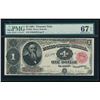 Image 1 : 1891 $1 Treasury Note PMG 67EPQ