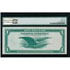 Image 2 : 1918 $1 New York Federal Reserve Bank Note PMG 64