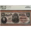 Image 1 : 1880 $5 Legal Tender Note PCGS 65PPQ