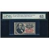 Image 1 : 25 Cent Fifth Issue Fractional Note PMG 63