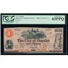 Image 1 : 1857 $1 Omaha Obsolete Scrip Note PCGS 63PPQ