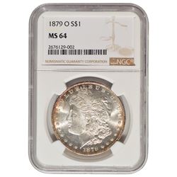 1879-O $1 Morgan Silver Dollar Coin NGC MS64