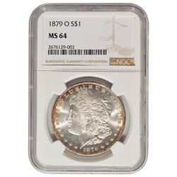 1879-O $1 Morgan Silver Dollar Coin NGC MS64