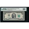 Image 1 : 1976 $2 Dallas Federal Reserve STAR Note PMG 66EPQ