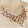 Image 1 : Plated 18KT Yellow Gold 41.00ctw Amethyst Pendant with Chain