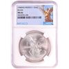 Image 1 : 1984Mo Mexico 1 Onza Libertad Silver Coin NGC MS66