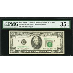 1969C $20 St Louis Federal Reserve STAR Note PMG 35EPQ